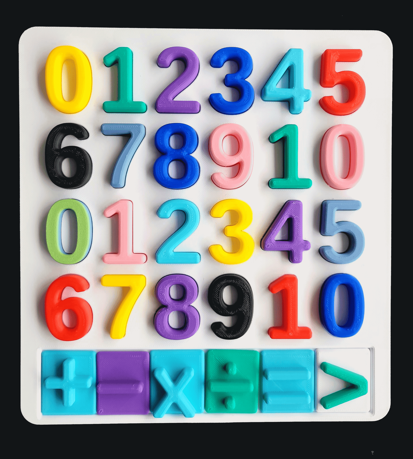 LETTERS and NUMBERS puzzles for toddlers