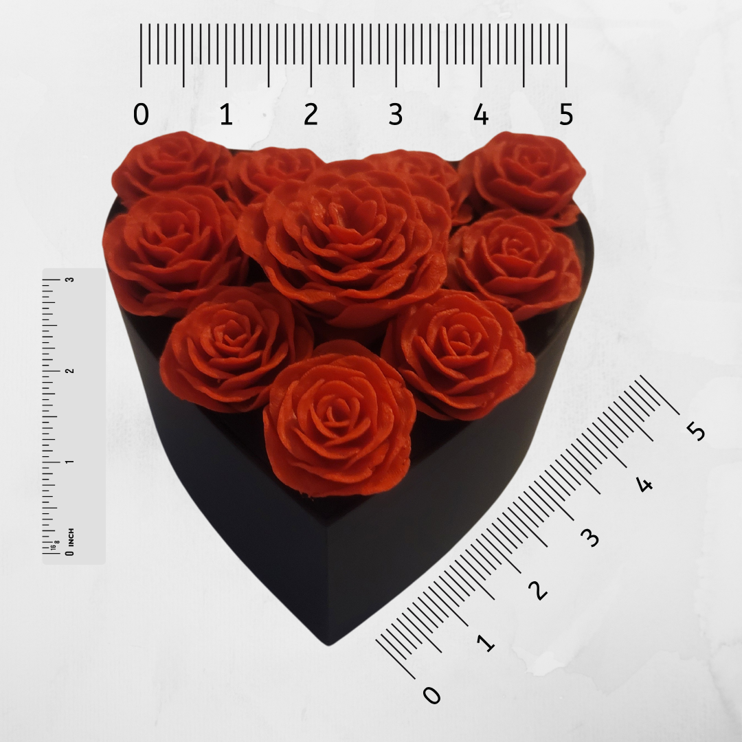 Personalized Heart Box with Roses